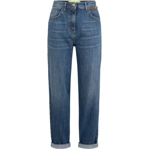 Jeans > Straight Jeans - - Elisabetta Franchi - Modalova