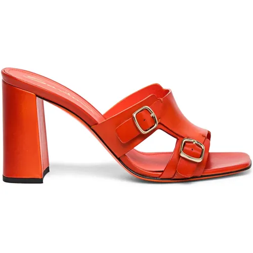 Shoes > Heels > Heeled Mules - - Santoni - Modalova