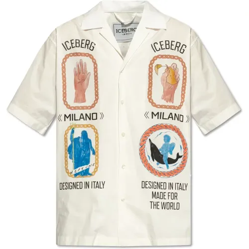 Shirts > Short Sleeve Shirts - - Iceberg - Modalova