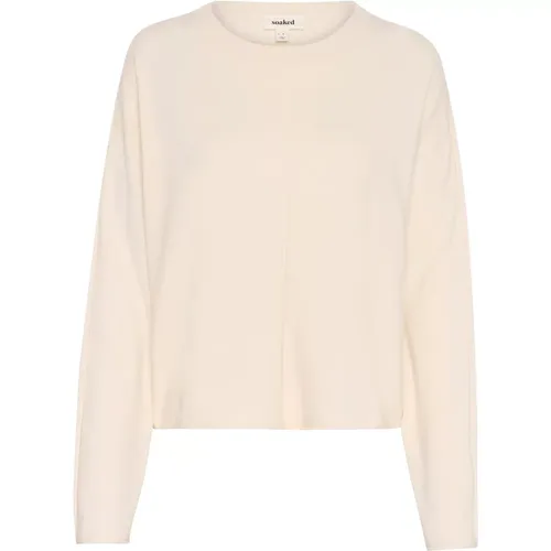 Knitwear > Round-neck Knitwear - - Soaked in Luxury - Modalova