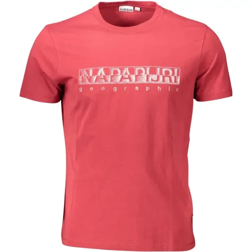 Napapijri - Tops > T-Shirts - Red - Napapijri - Modalova