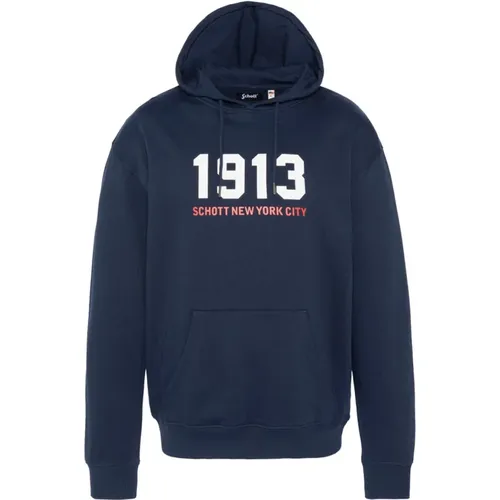 Sweatshirts & Hoodies > Hoodies - - Schott NYC - Modalova