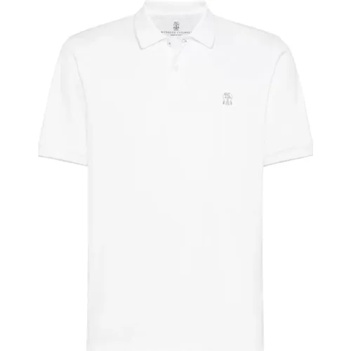 Tops > Polo Shirts - - BRUNELLO CUCINELLI - Modalova