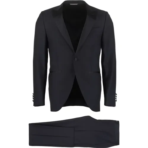 Suits > Suit Sets > Single Breasted Suits - - Canali - Modalova