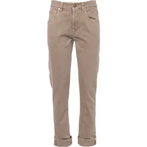 Trousers > Slim-fit Trousers - - BRUNELLO CUCINELLI - Modalova