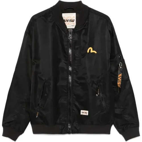 Jackets > Bomber Jackets - - Evisu - Modalova