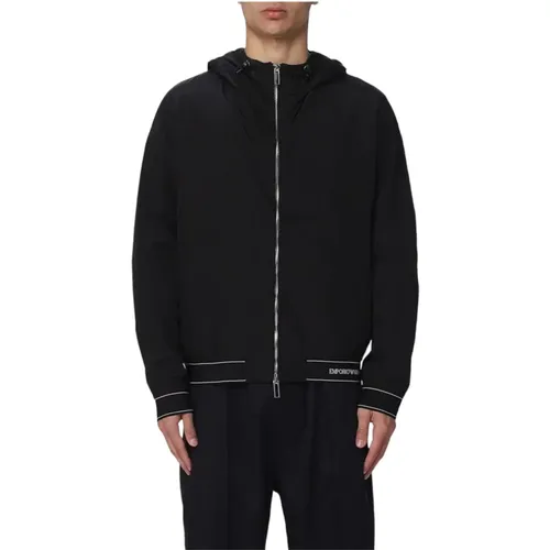 Sweatshirts & Hoodies > Zip-throughs - - Emporio Armani - Modalova