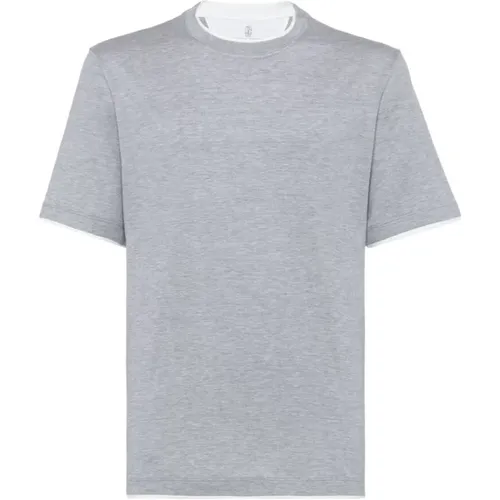 Tops > T-Shirts - - BRUNELLO CUCINELLI - Modalova