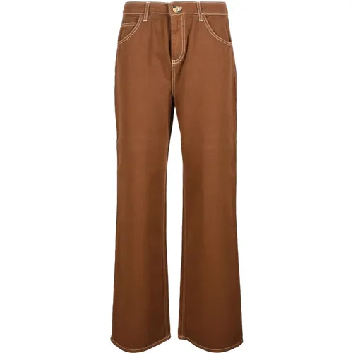 Trousers > Straight Trousers - - L'Autre Chose - Modalova