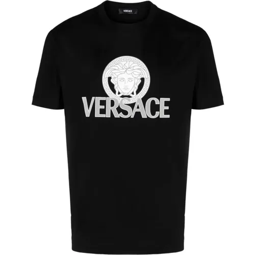 Versace - Tops > T-Shirts - Black - Versace - Modalova