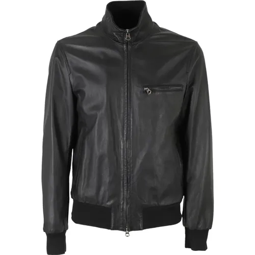 Jackets > Leather Jackets - - Stewart - Modalova