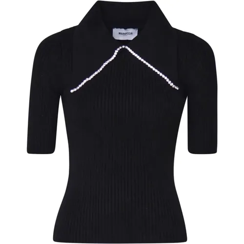 Knitwear > V-neck Knitwear - - Mariuccia Milano - Modalova