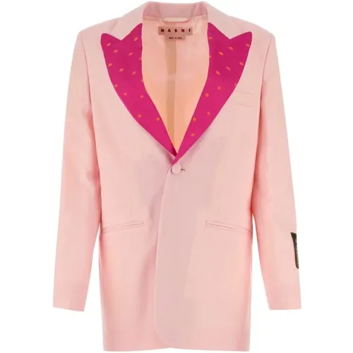 Marni - Jackets > Blazers - Pink - Marni - Modalova