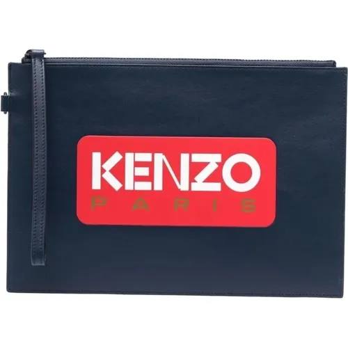 Kenzo - Bags > Clutches - Blue - Kenzo - Modalova