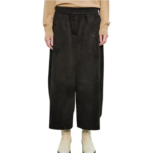 Trousers > Cropped Trousers - - MeiMeiJ - Modalova