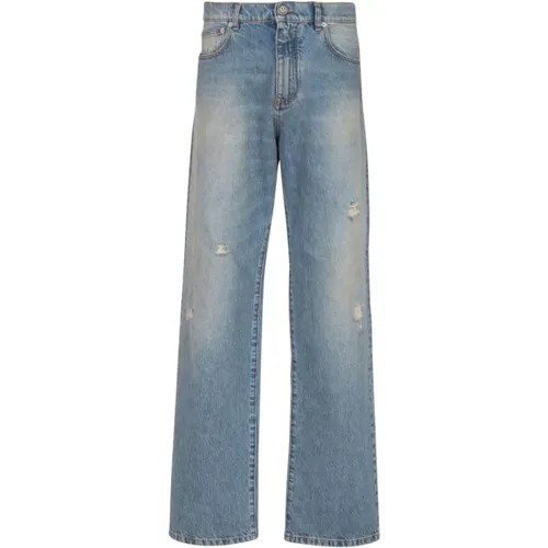 Jeans > Straight Jeans - - Balmain - Modalova