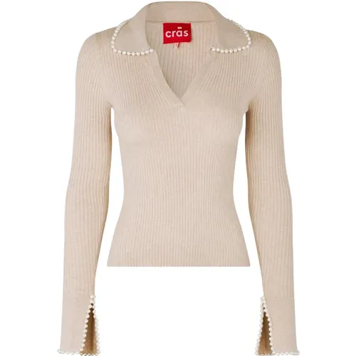 Knitwear > V-neck Knitwear - - Cras - Modalova