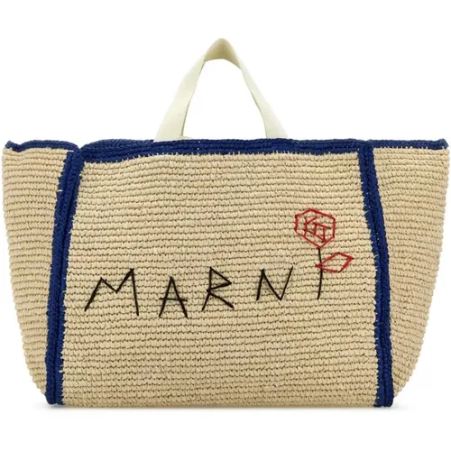 Marni - Bags > Tote Bags - Beige - Marni - Modalova