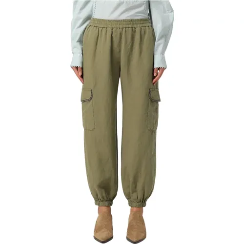 Trousers > Straight Trousers - - bazar deluxe - Modalova