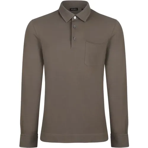 Tops > Polo Shirts - - Ermenegildo Zegna - Modalova