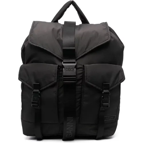 Ganni - Bags > Backpacks - Black - Ganni - Modalova