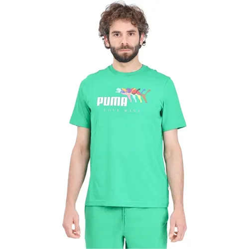 Puma - Tops > T-Shirts - Green - Puma - Modalova