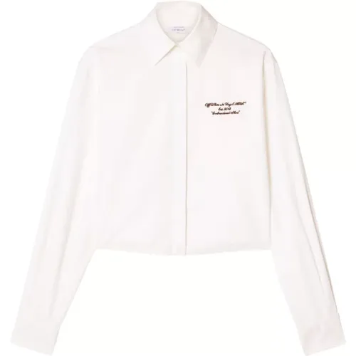 Off - Blouses & Shirts > Shirts - - Off White - Modalova