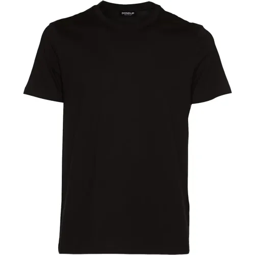 Dondup - Tops > T-Shirts - Black - Dondup - Modalova