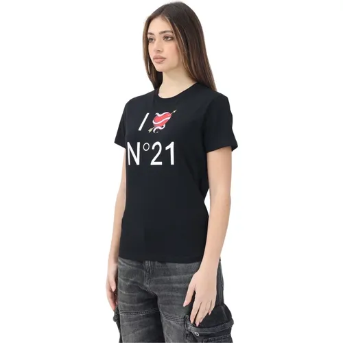 N21 - Tops > T-Shirts - Black - N21 - Modalova