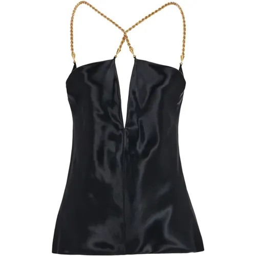 Tops > Sleeveless Tops - - Salvatore Ferragamo - Modalova