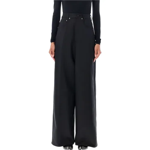 Trousers > Wide Trousers - - MM6 Maison Margiela - Modalova