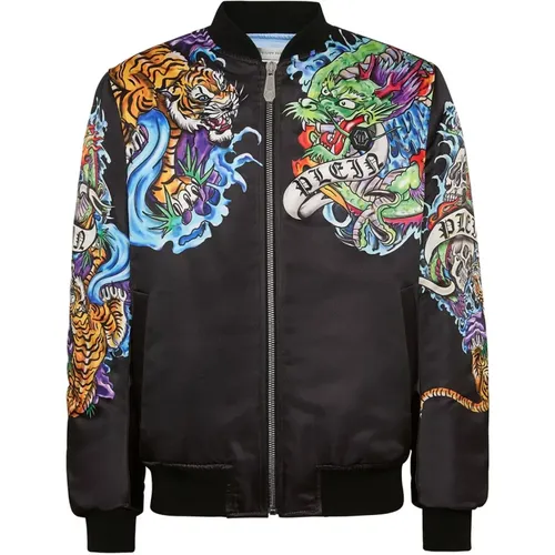 Jackets > Bomber Jackets - - Philipp Plein - Modalova