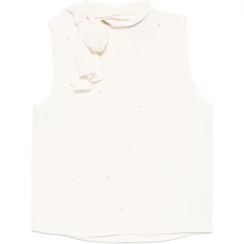 Tops > Sleeveless Tops - - Semicouture - Modalova