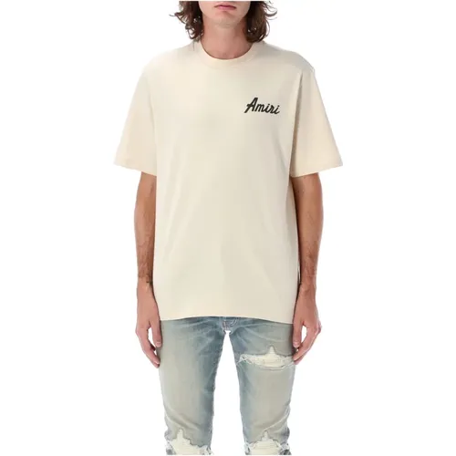 Amiri - Tops > T-Shirts - Beige - Amiri - Modalova