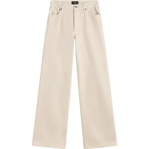 Trousers > Wide Trousers - - A.p.c. - Modalova