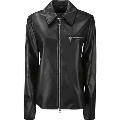 Jackets > Leather Jackets - - SPORTMAX - Modalova