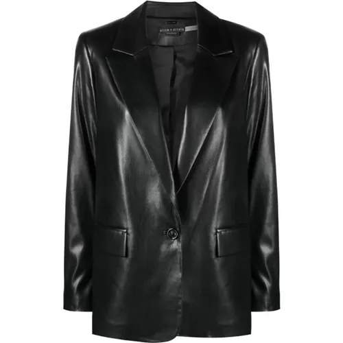 Jackets > Leather Jackets - - alice + olivia - Modalova