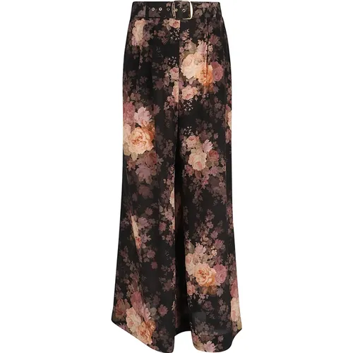 Trousers > Wide Trousers - - Zimmermann - Modalova