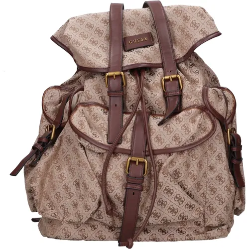 Guess - Bags > Backpacks - Beige - Guess - Modalova