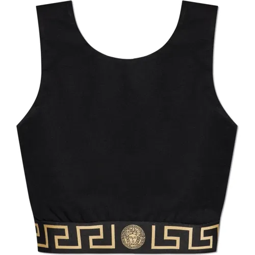 Tops > Sleeveless Tops - - Versace - Modalova