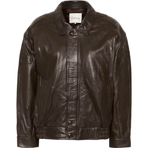 Jackets > Leather Jackets - - My Essential Wardrobe - Modalova