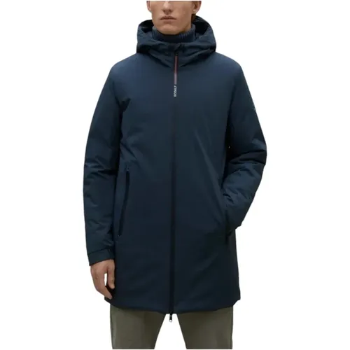 Ecoalf - Coats > Parkas - Blue - Ecoalf - Modalova