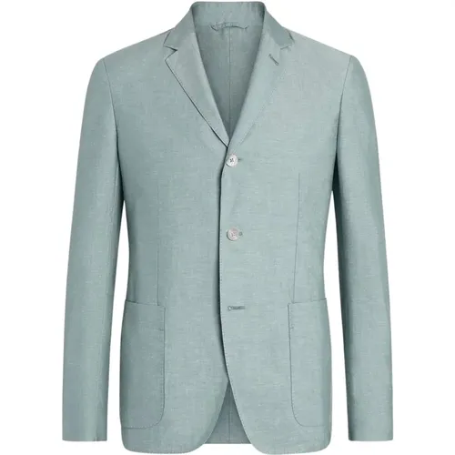 Jackets > Blazers - - Ermenegildo Zegna - Modalova