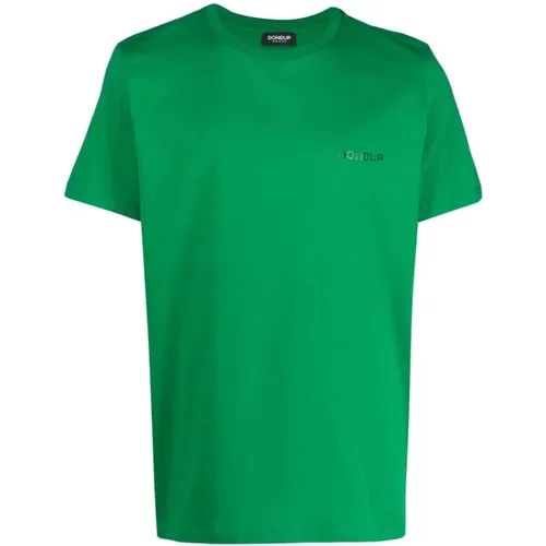 Dondup - Tops > T-Shirts - Green - Dondup - Modalova