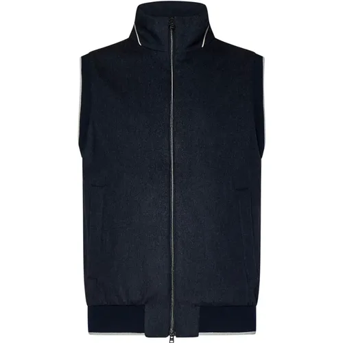 Herno - Jackets > Vests - Blue - Herno - Modalova