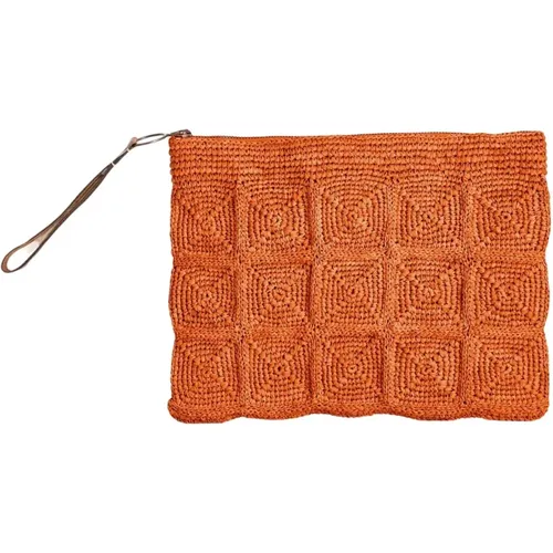 Ibeliv - Bags > Clutches - Orange - Ibeliv - Modalova