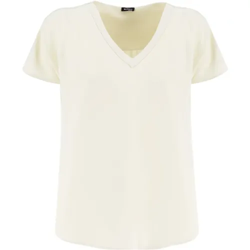 Kiton - Tops > T-Shirts - Beige - Kiton - Modalova