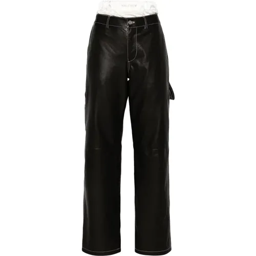 Trousers > Straight Trousers - - Halfboy - Modalova