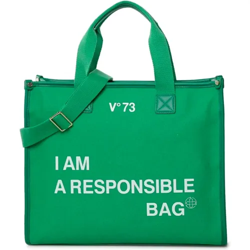 V73 - Bags > Tote Bags - Green - V73 - Modalova