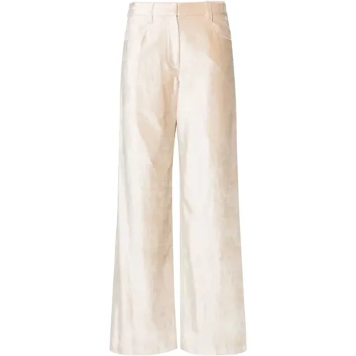 Trousers > Wide Trousers - - BRUNELLO CUCINELLI - Modalova